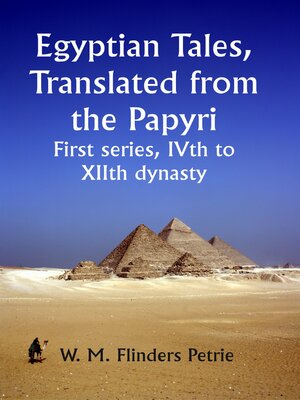 cover image of Egyptian Tales, Translated from the Papyri
